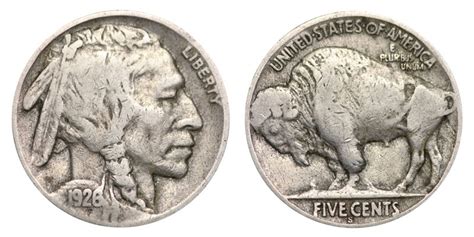 1926 S Buffalo Nickels Indian Head Nickel - Line Type: Value and Prices