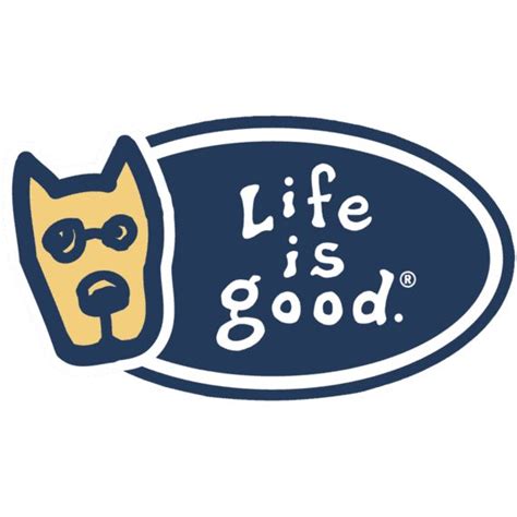 life-is-good-black-and-white-oval-decal-with-jake-2.gif (570×570 ...