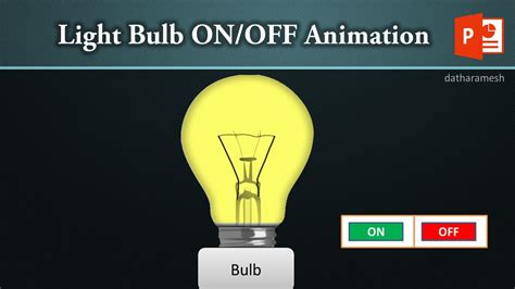 Light Bulb ON/OFF Animation In Powerpoint - YouTube