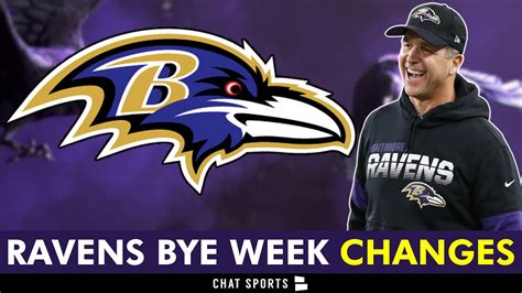 Baltimore Ravens Bye Week Changes Ft. John Harbaugh, Lamar Jackson ...