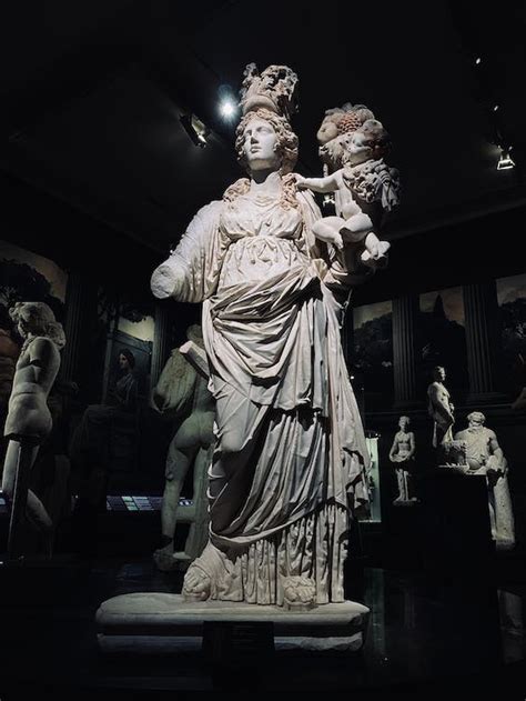 A Sculpture of Tyche in a Museum · Free Stock Photo