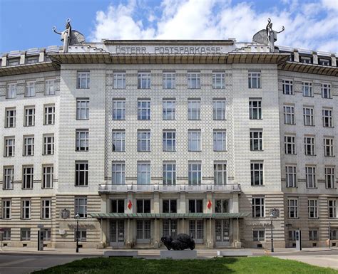 Otto Wagner's 'Österreichische Postsparkasse' (Austrian Postal Savings Bank) in Vienna Austria ...