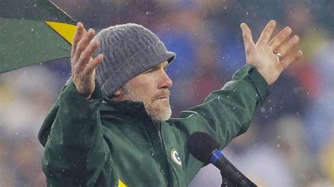 Brett Favre's Jersey Retirement Ceremony