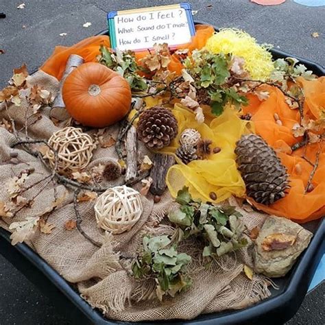 Sensory Tuff Trays | Autumn activities for kids, Autumn activities ...