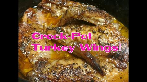 Crock-Pot Turkey WIngs! - YouTube