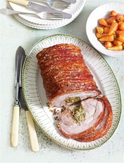 Roast pork with crispy crackling - delicious. magazine