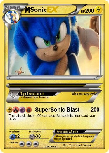 Pokémon Sonic V 6 6 - SuperSonic Blast - My Pokemon Card