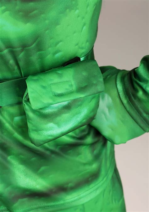 Plastic Green Army Man Costume for Adults