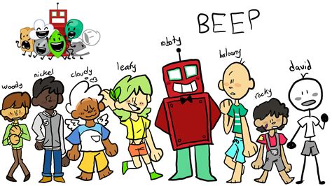 all of my bfb humanizations! in 2021 | Rainbow order, Rainbow, Comics