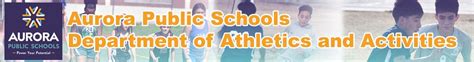 View My Account | Aurora Public Schools Department of Athletics and Activities