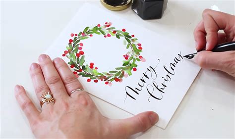 Merry Christmas Calligraphy