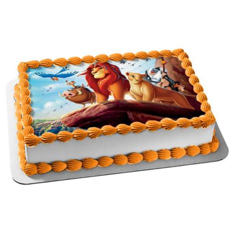 The Lion King Simba Edible Cake Topper Image - Walmart.com - Walmart.com