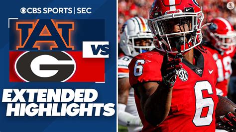 Auburn vs No. 2 Georgia: Extended Highlights | CBS Sports HQ - Uohere