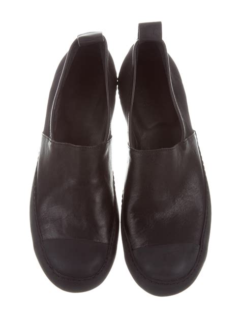 Lost & Found Leather Slip-On Sneakers - Shoes - WLSFO20082 | The RealReal