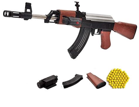 Buy Halo Nation Ak 47 Bb Bullet Toy For Boys, 23 Inches Machine - Army ...