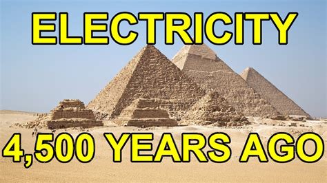 Ancient Egyptian electricity inside the Great Pyramid of Giza - YouTube