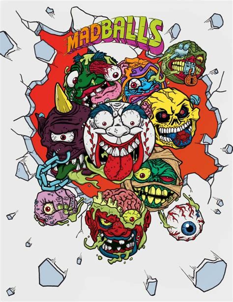 Pin by Sweet Monkey Brain on MADBalls | Geek poster, Trill art, Illustration art