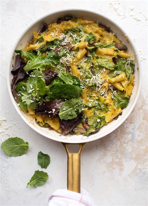 Pasta Frittata - Easy Pasta Frittata with Spring Greens