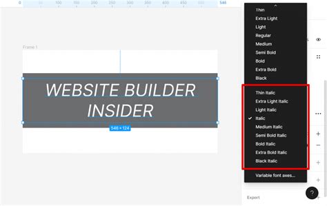 How Do You Italicize Text in Figma? - WebsiteBuilderInsider.com