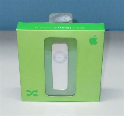 Apple iPod Shuffle 1st Gen White 512 MB M9724LL/A New in opened ...