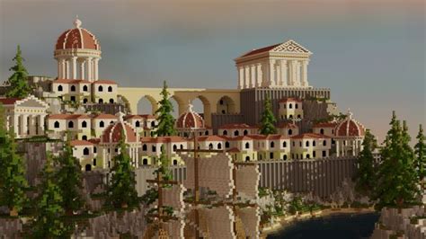 Greek City Build - Minecraftbuilds | Minecraft architecture, Minecraft ...