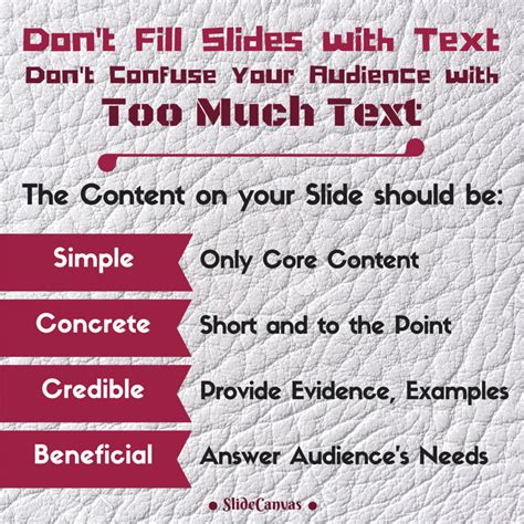 Don't Fill Slides with too much Text! ‪#‎Presentation‬ ‪#‎PowerPoint‬ ‪#‎PresentationTips ...