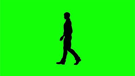 Man silhouette walking on green screen in 2023 | Greenscreen ...