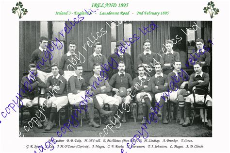 Irish Rugby Photographs - Teams & Players of Ireland