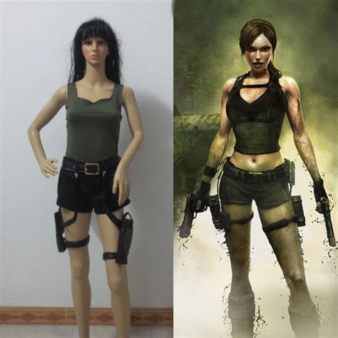 Tomb Raider Lara Croft Cosplay Costume Customize Free Shipping on ...