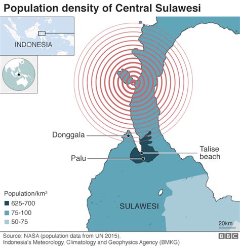 Indonesia earthquake and tsunami: desperate search for survivors ...