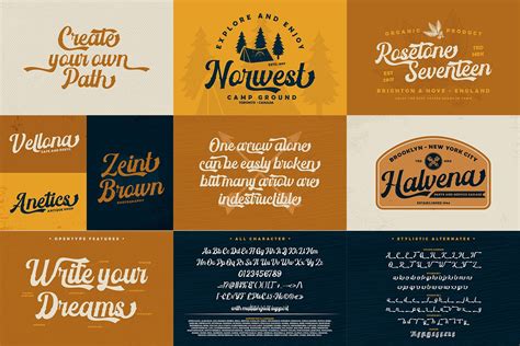 Vintage Font Bundle – MasterBundles