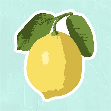 Botanical Lemon Images | Free Vectors, PNGs, Mockups & Backgrounds - rawpixel