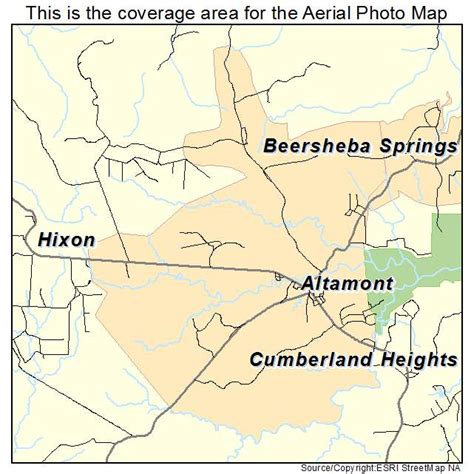 Aerial Photography Map of Altamont, TN Tennessee