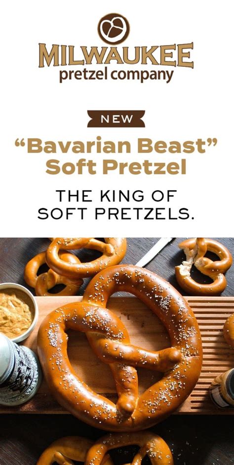 NEW! "Bavarian Beast" Soft Pretzel | Soft pretzels, Bavarian recipes, Food