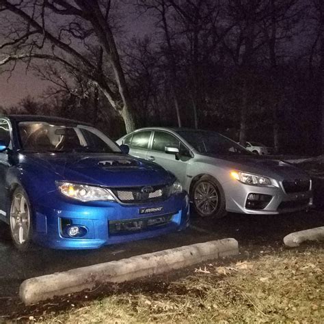 Silver 2016 blue 2013 wrx. Thought me and my brother in laws wrx's ...