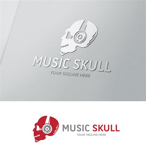 Music Skull Logo | Branding & Logo Templates ~ Creative Market