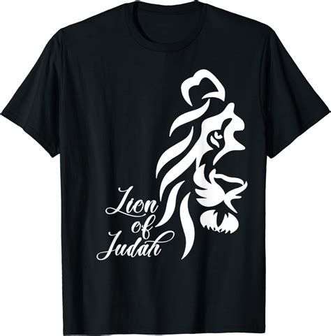 Lion of the Tribe of Judah Christian Gear & Apparel T-Shirt : Amazon.co ...