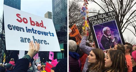 Womens March Signs - Runt Of The Web