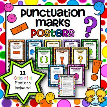 Punctuation Marks Posters in 2023 | Punctuation marks, Punctuation ...