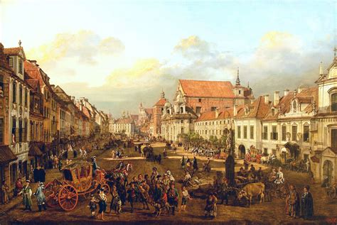 Bernardo Bellotto – The Royal Castle in Warsaw. View of Cracow Suburb ...