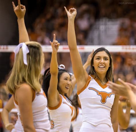 University of Texas Longhorns volleyball game against the Iowa State ...