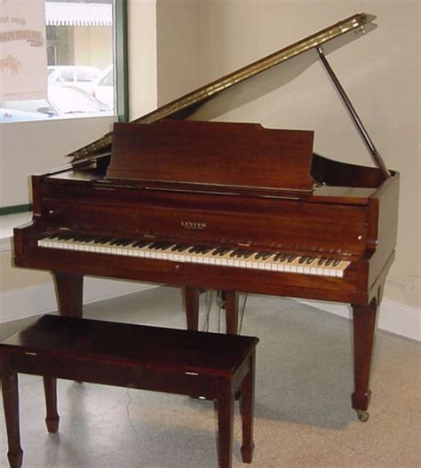 Lester Mahogany Baby Grand Piano - Antique Piano Shop