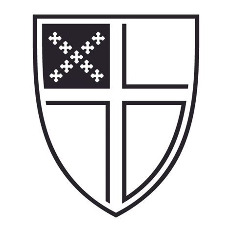 EPISCOPAL SHIELD CROSS 001 – Design Memorials