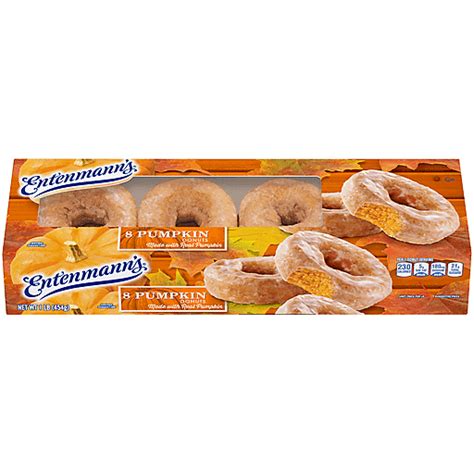 Entenmann's Harvest Pumpkin Donuts 8 Ea | Donuts & Pastries | Al's Supermarket