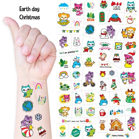 Temporary Tattoos for Kids (10 sheets/150 pcs inside) — SUYONCollection