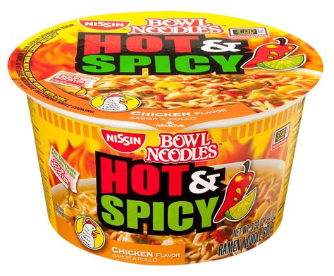 Nissin Hot Spicy Chicken Ramen Noodle Bowls, 18 | ubicaciondepersonas ...