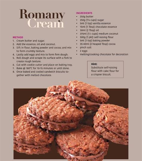 Easy Romany Cream Biscuit Recipe