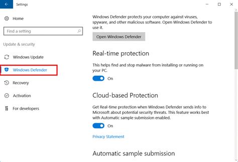 windows-defender-settings - RootUsers