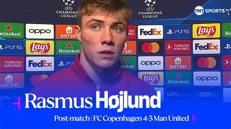 “RED CARD CHANGED GAME” | Rasmus Hojlund | FC Copenhagen 4-3 Man United ...