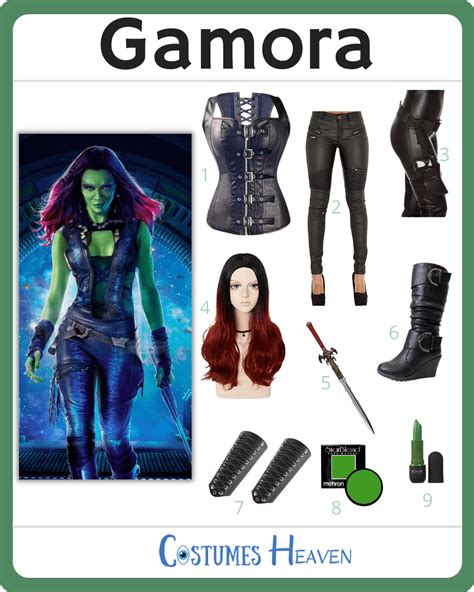 DIY Gamora (Guardians Of The Galaxy) Costume Ideas [2022] For Cosplay ...